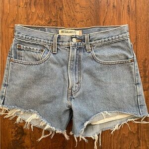 Levi’s Light Wash 505 Cutoff Shorts